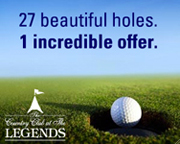 Flash Display Ad Promoting The Legends Golf Club