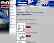 Natoli Corporate Website E-Commerce Page