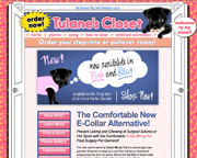 Tulane's Closet Website Homepage Redesign